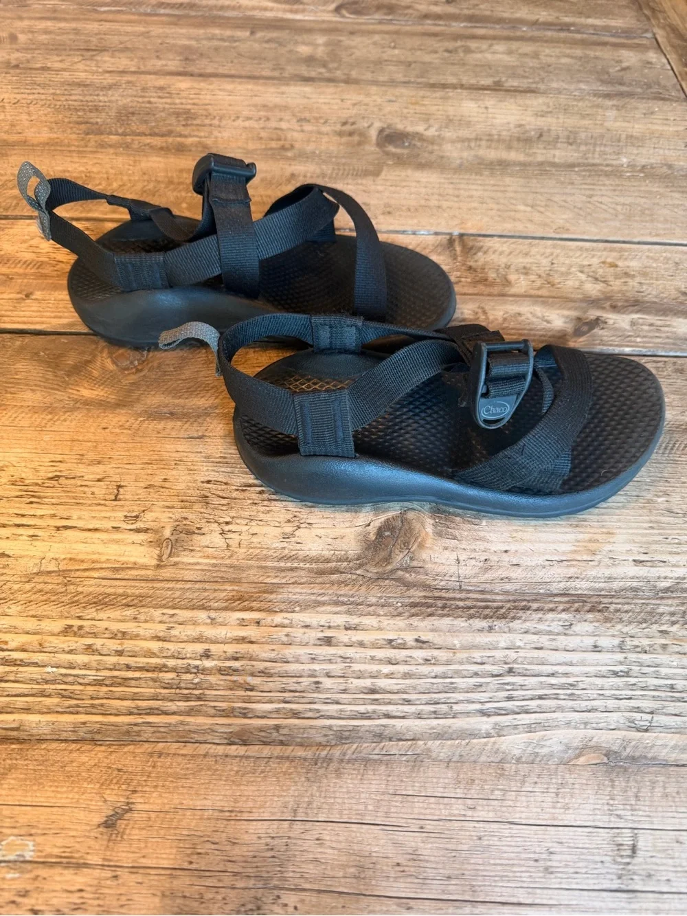 Chaco Kids Black Strapped Sport Sandals Size 2